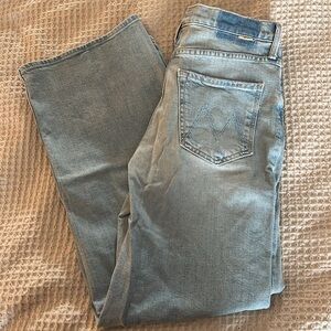 Mother Denim High Waisted Spinner Skimp